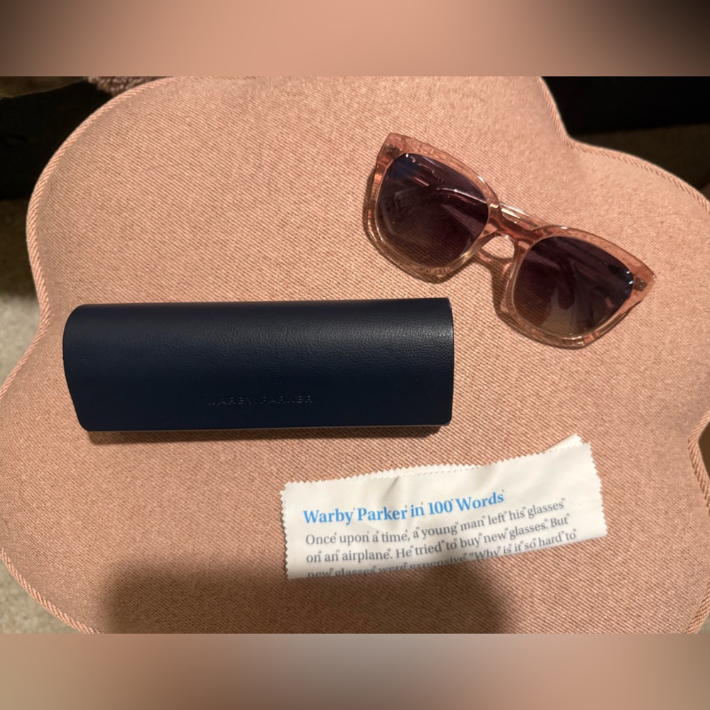 Warby Parker light pink Fashion Sunglasses